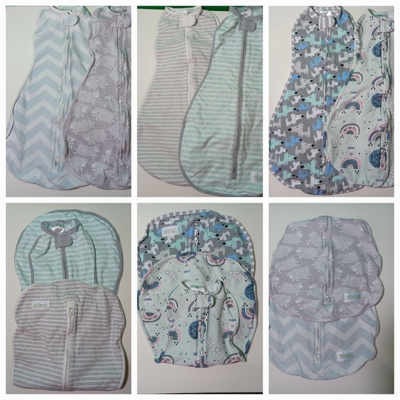 Woombie Air Unisex Baby Swaddle Vented Sleep Sack  0-3 Months set of 6 - Picture 1 of 1
